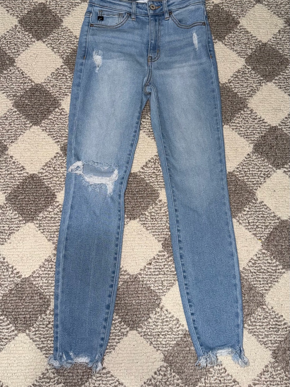 KanCan Light Blue Distressed Skinny Jeans